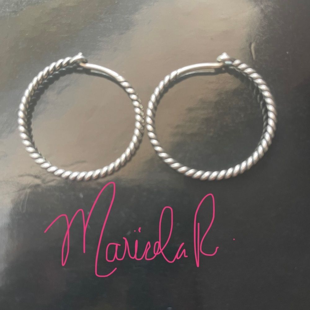 James Avery twisted earrings